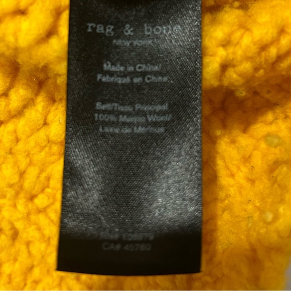 Rag & Bone Gold Arizona Merino Wool Knit Sweater - Picture 7 of 7